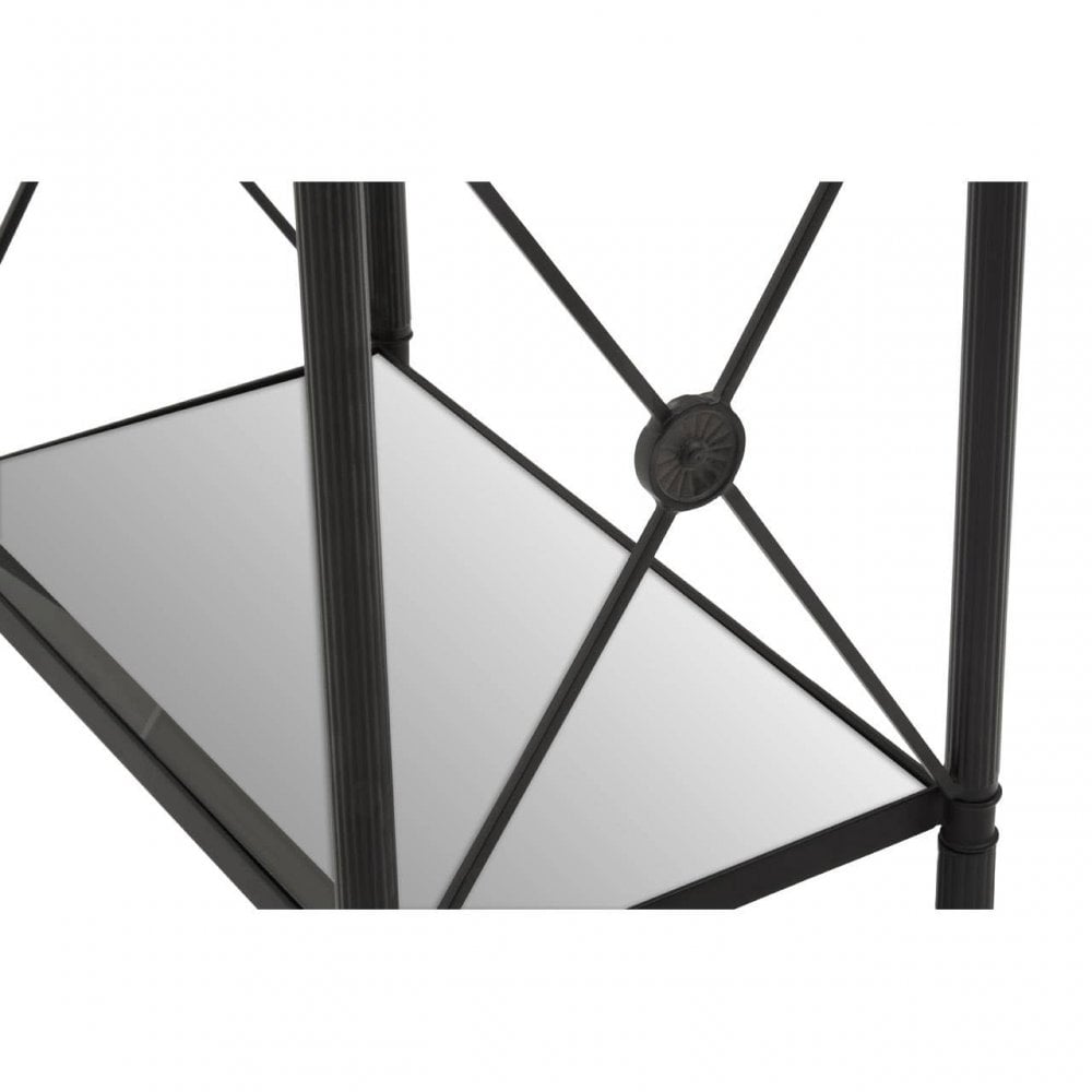 Axis Rectangular Black Finish Side Table