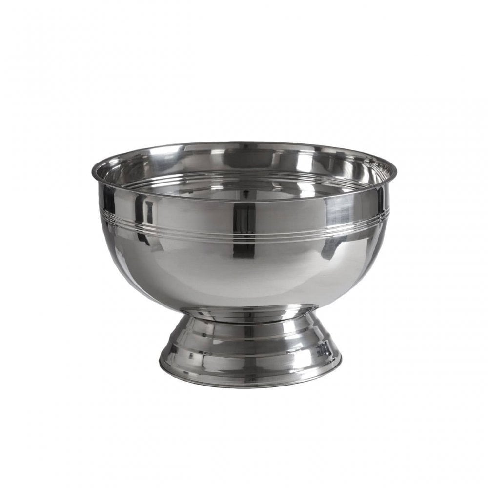 Ankara Silver Finish Bowl With Lines