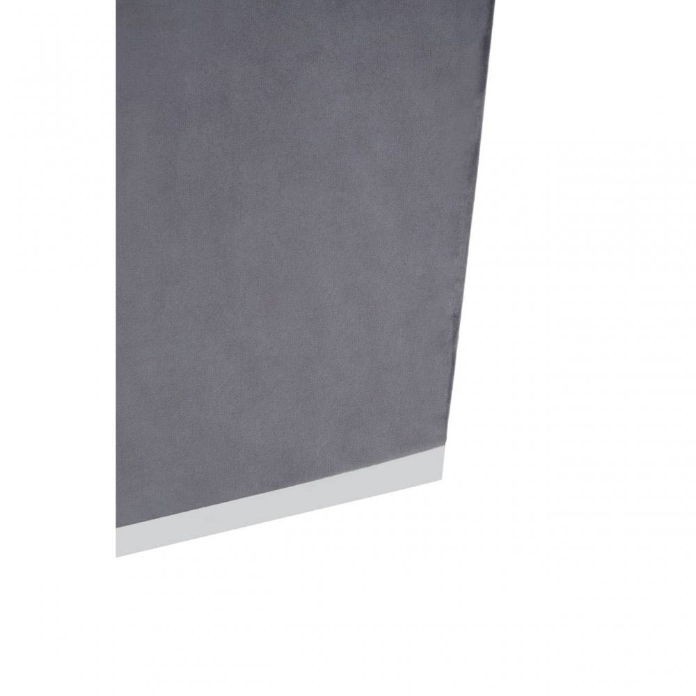 Hagen Grey And Silver Square Stool