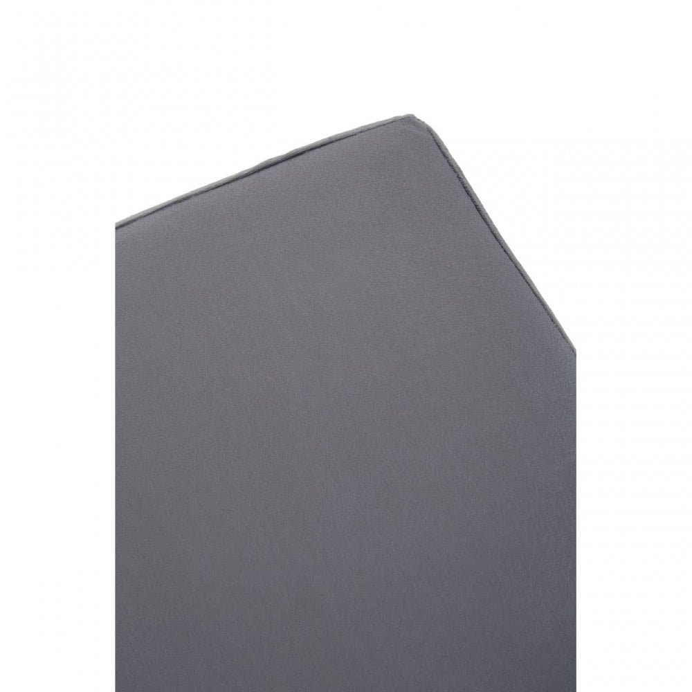 Hagen Grey And Silver Square Stool
