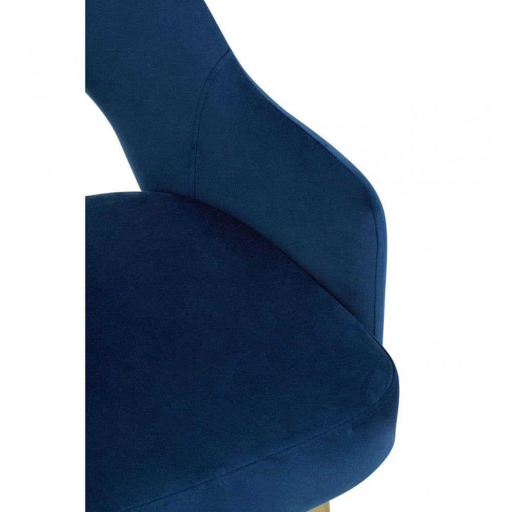 Dani Midnight Velvet Dining Chair