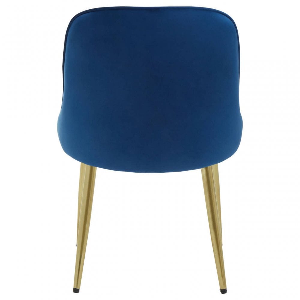 Demi Midnight Velvet Dining Chair