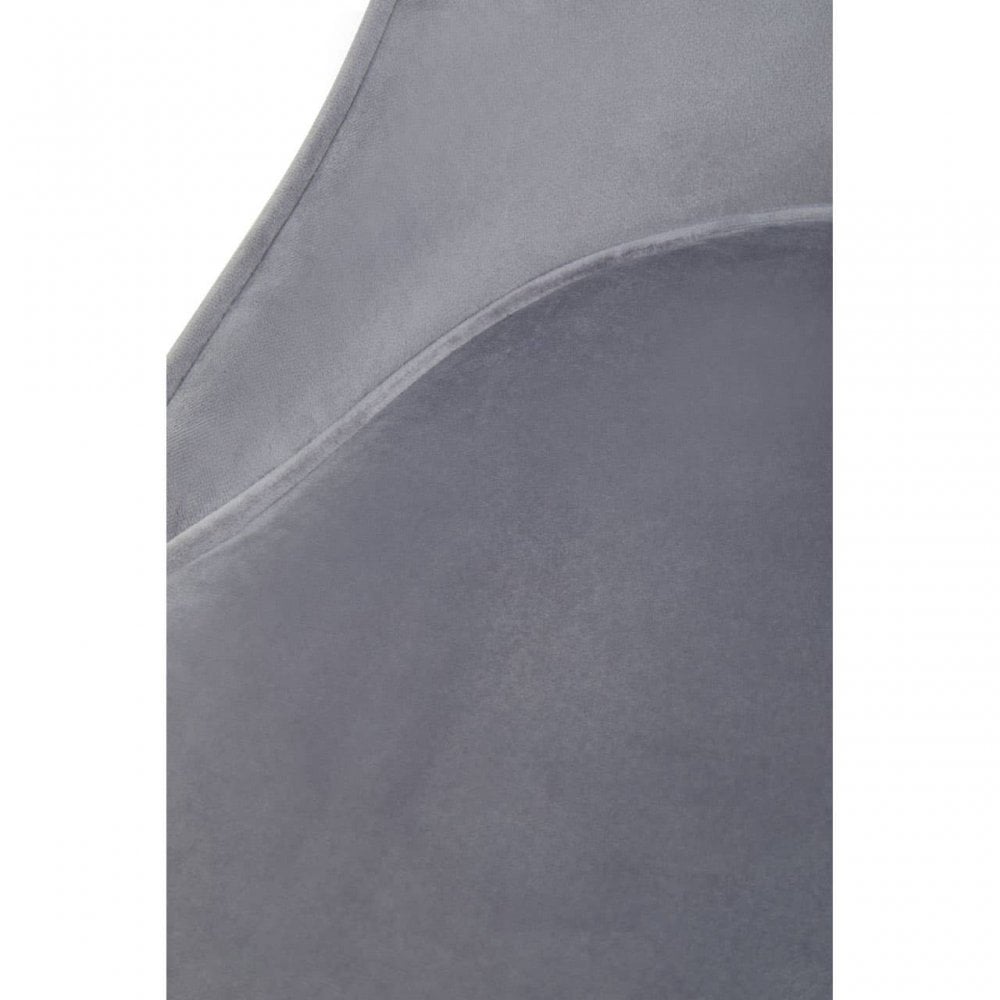 Demi Grey Velvet Dining Chair