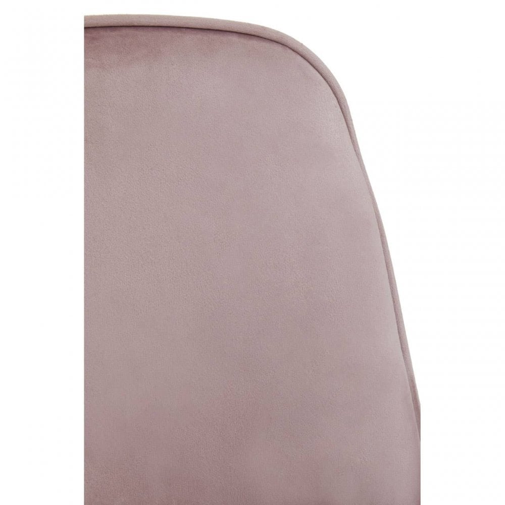 Demi Dusky Pink Velvet Dining Chair