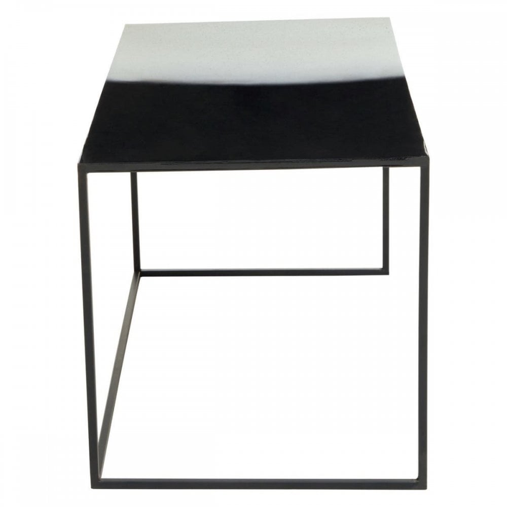 Ramus Three Piece Black And White Ombre Coffee Table