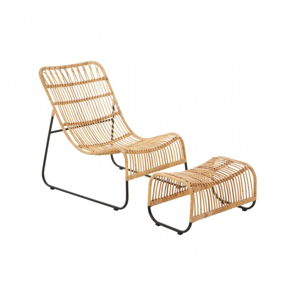 Manado Chair And Footstool