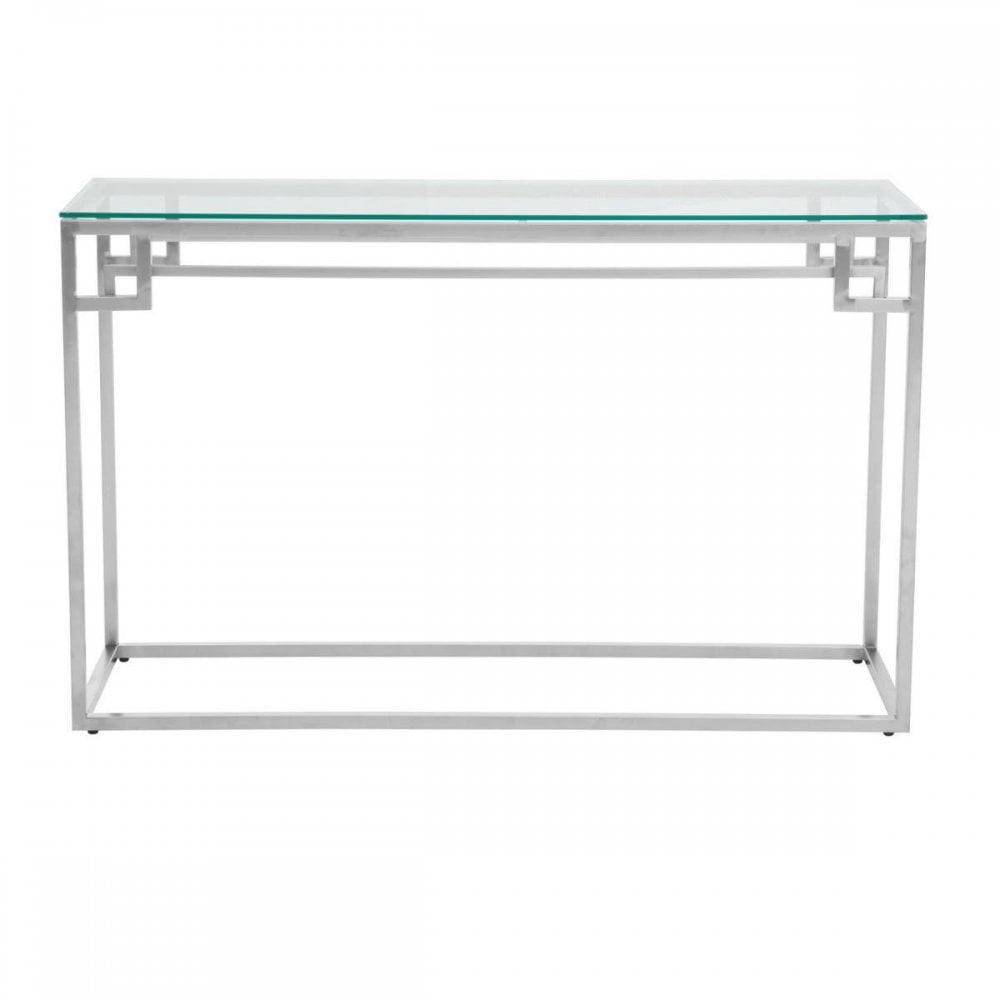 Allure Silver Console Table