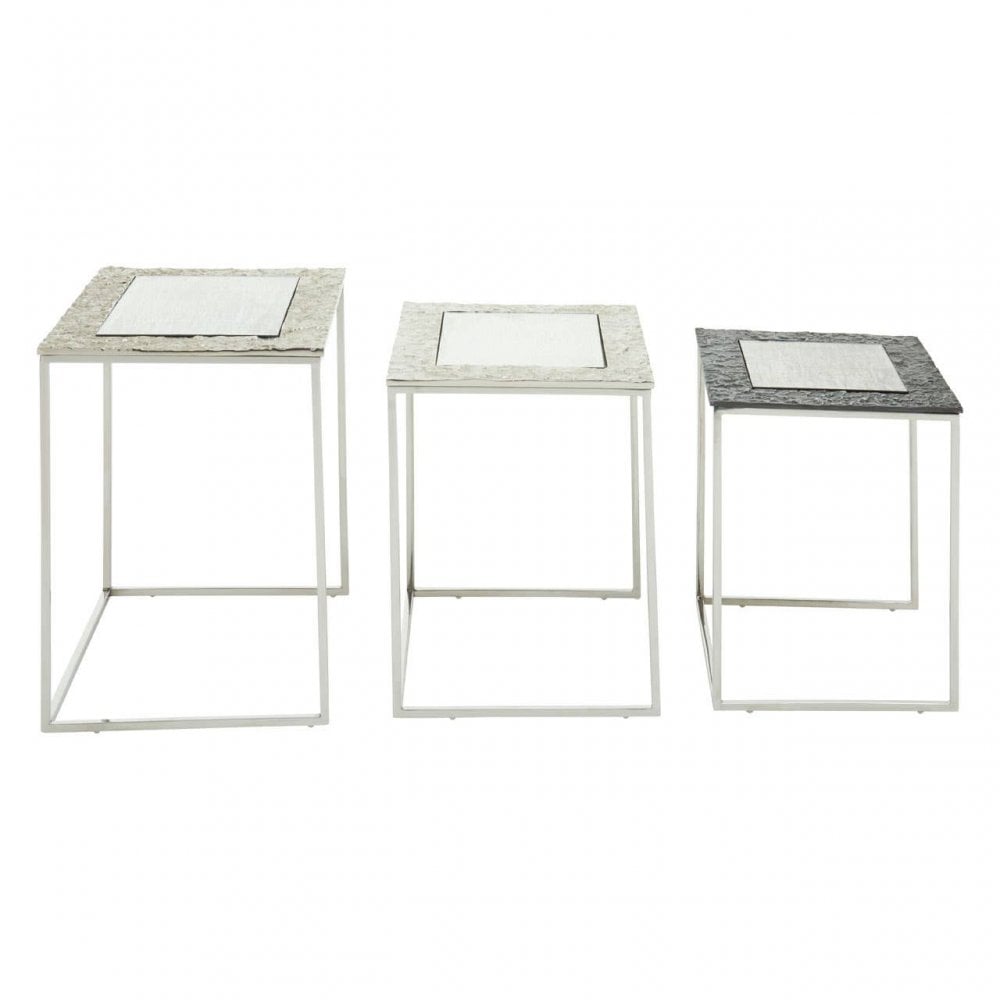 Akola Set Of 3 Rectangular Side Tables