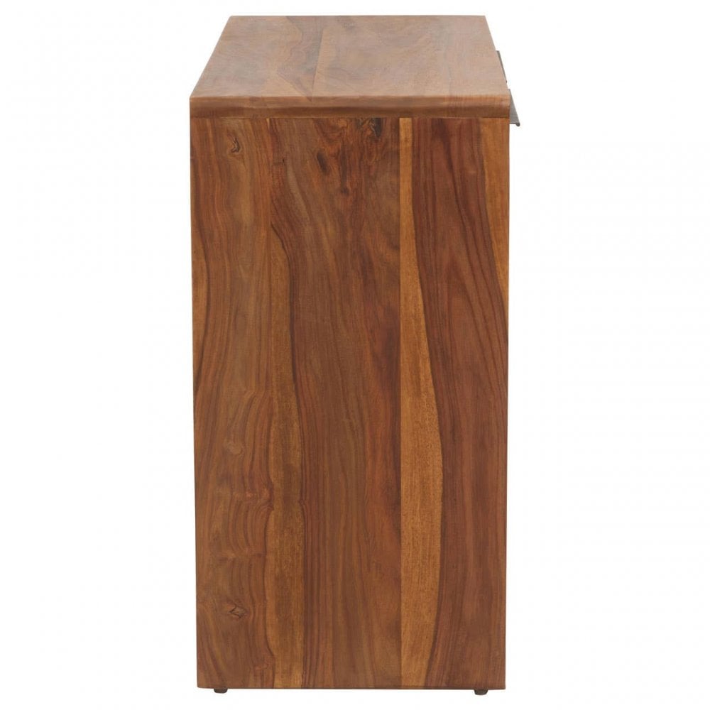 Surati Two Door Sheesham And Acacia Console Table