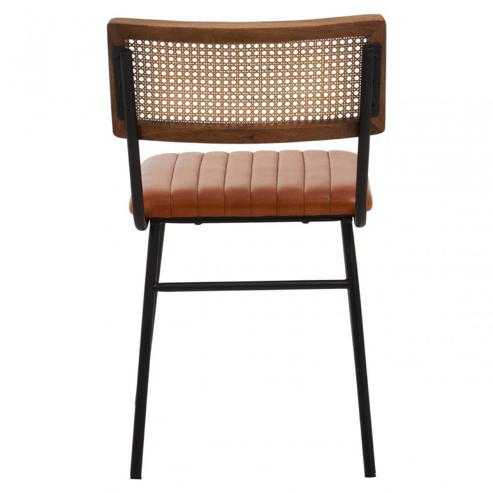 Buffalo Tan Leather Dining Chair