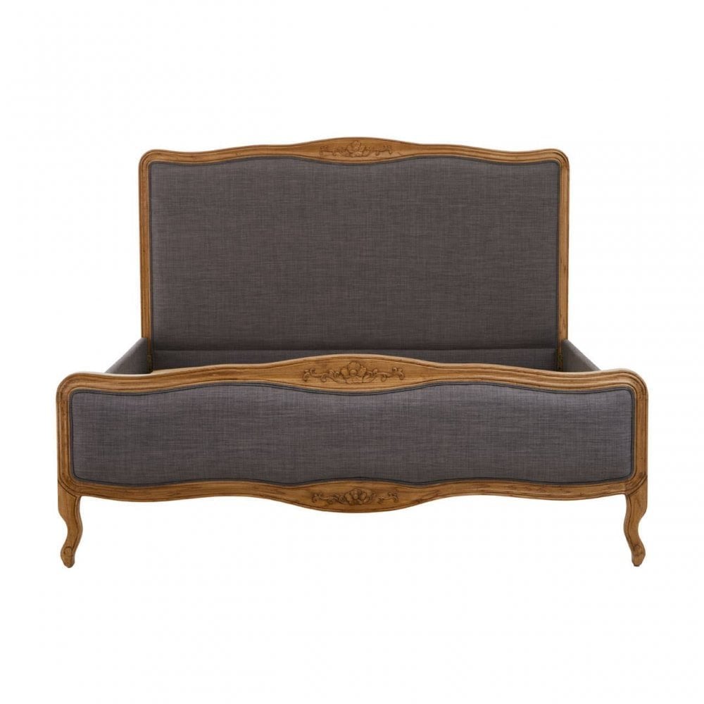 Parkside Grey Fabric Kingsize Bed