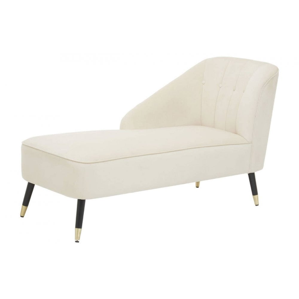 Yvette Mink Velvet Chaise Lounge