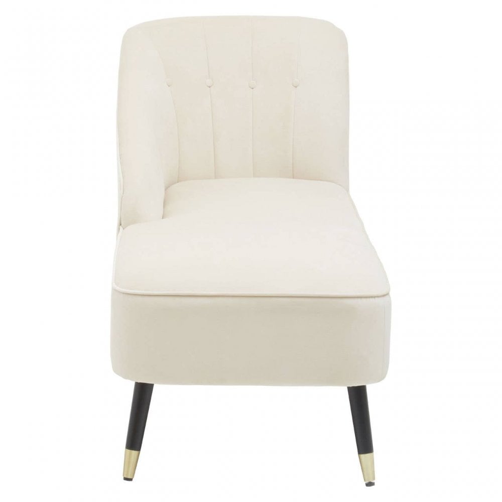 Yvette Mink Velvet Chaise Lounge