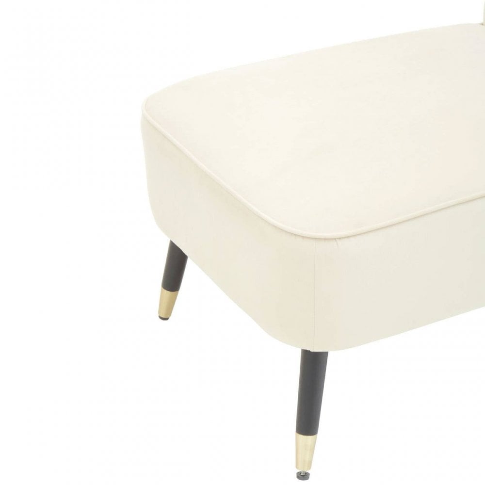 Yvette Mink Velvet Chaise Lounge