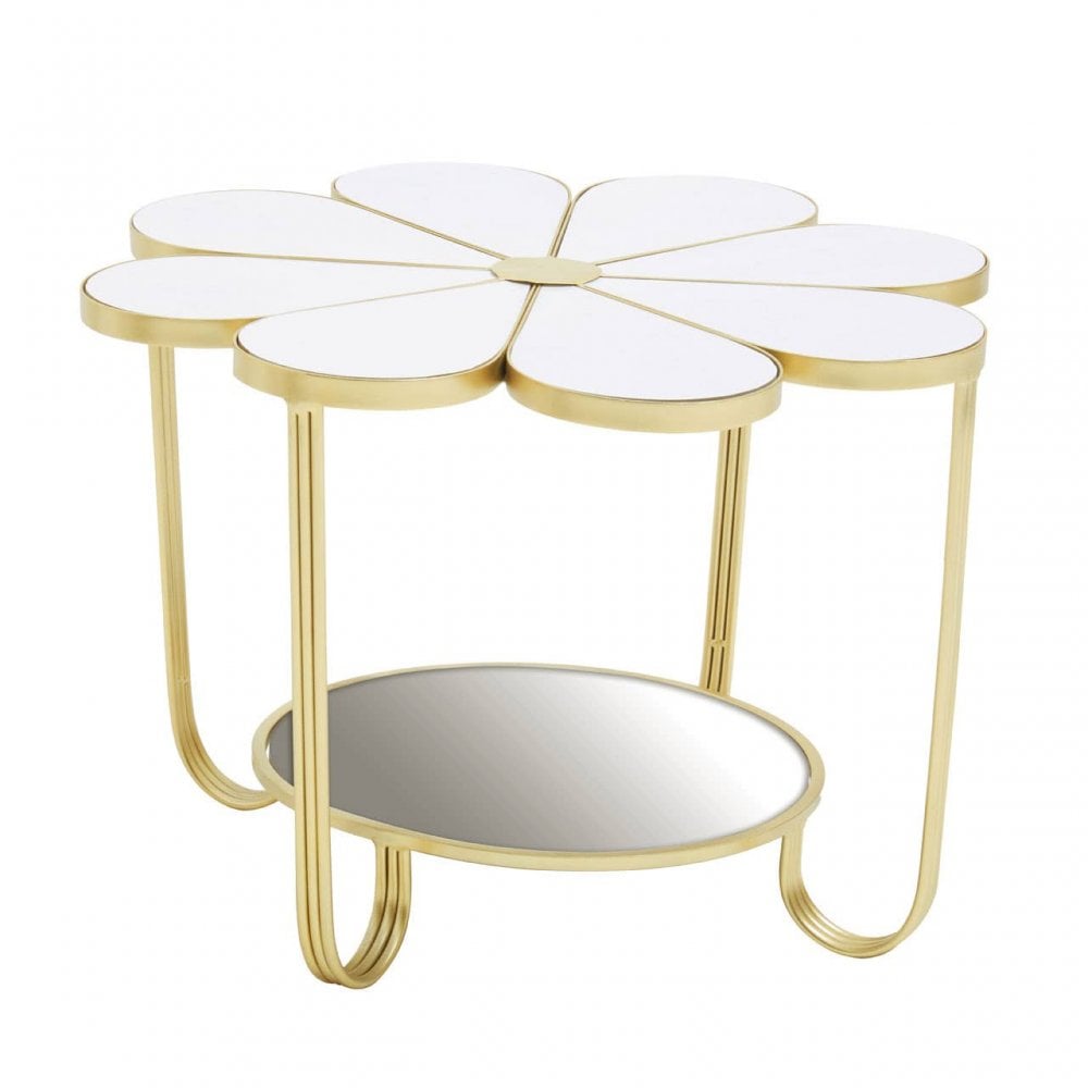 Jodie White Top Petal Shape Table