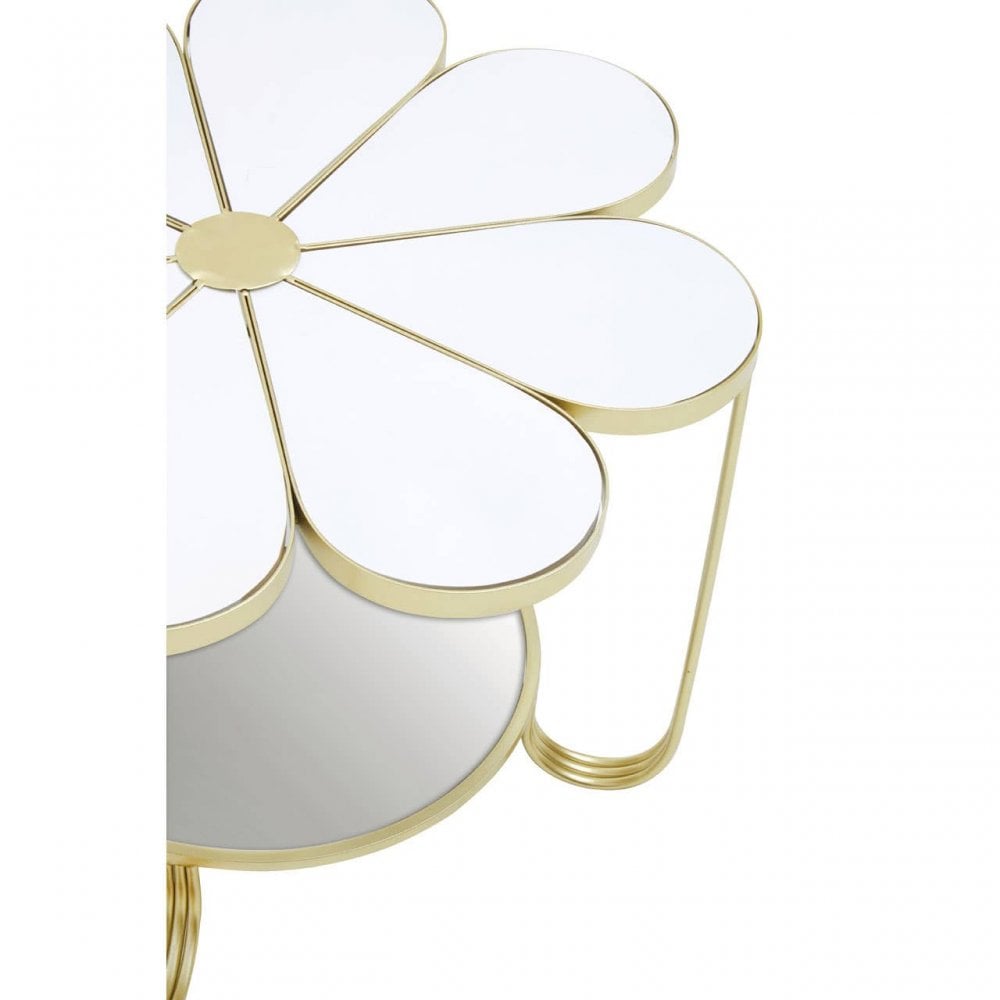 Jodie White Top Petal Shape Table