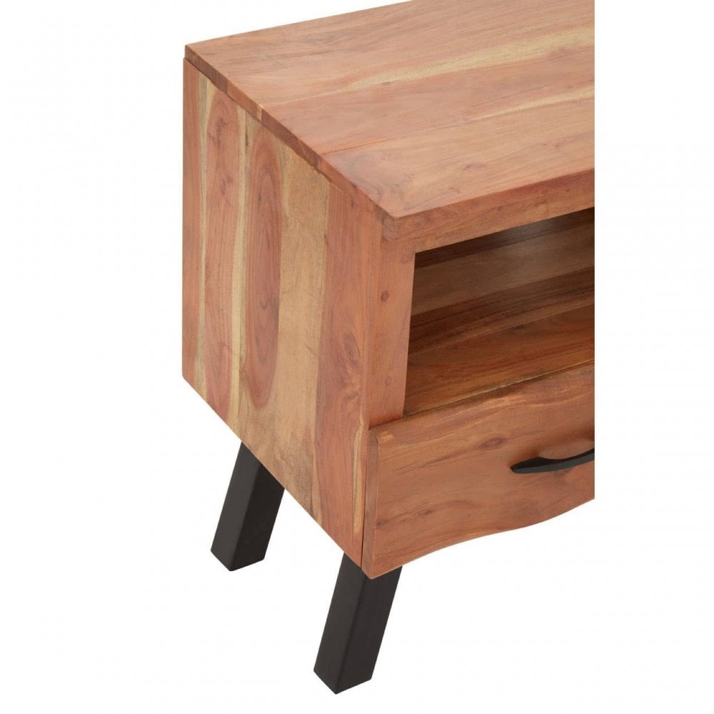 Nashik Three Drawer Acacia Media Unit