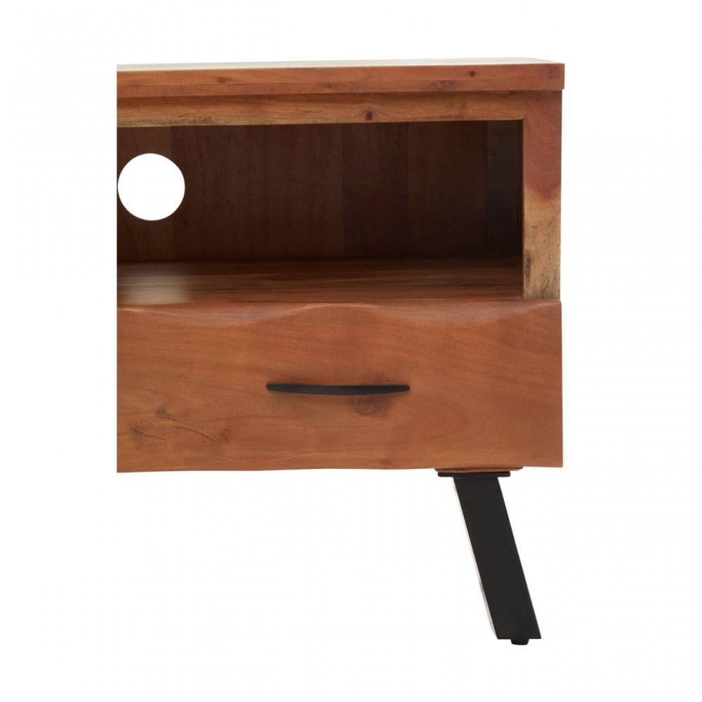 Nashik Three Drawer Acacia Media Unit