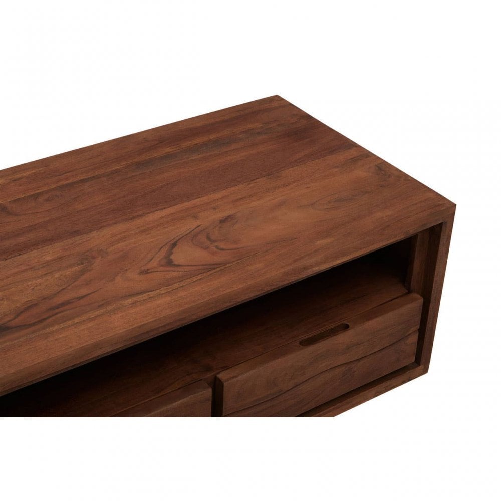 Simla Acacia Three Drawer Media Unit