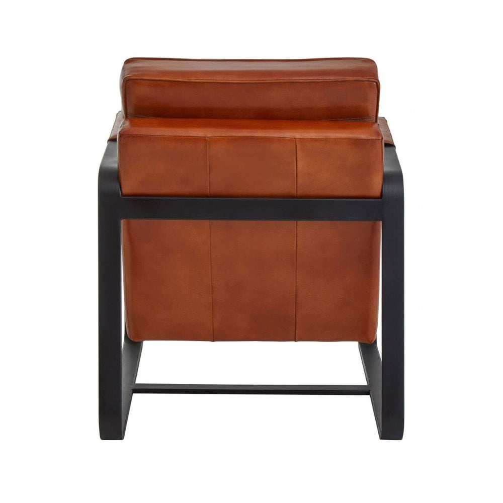 Buffalo Tan Genuine Leather Armchair