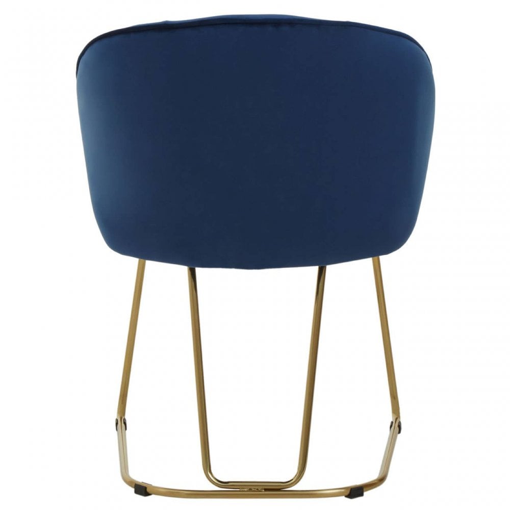 Veneto Midnight Velvet Dinner Chair