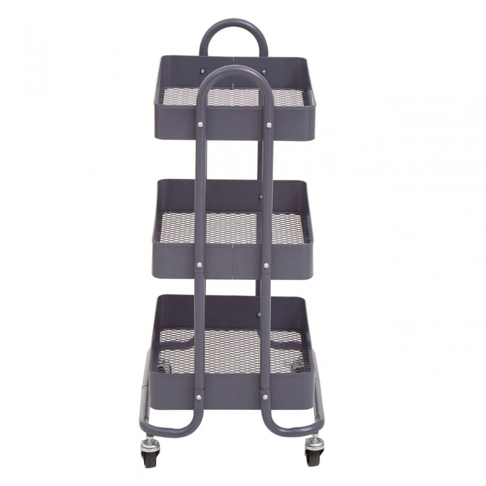 Acero Three Tier Grey Trolley