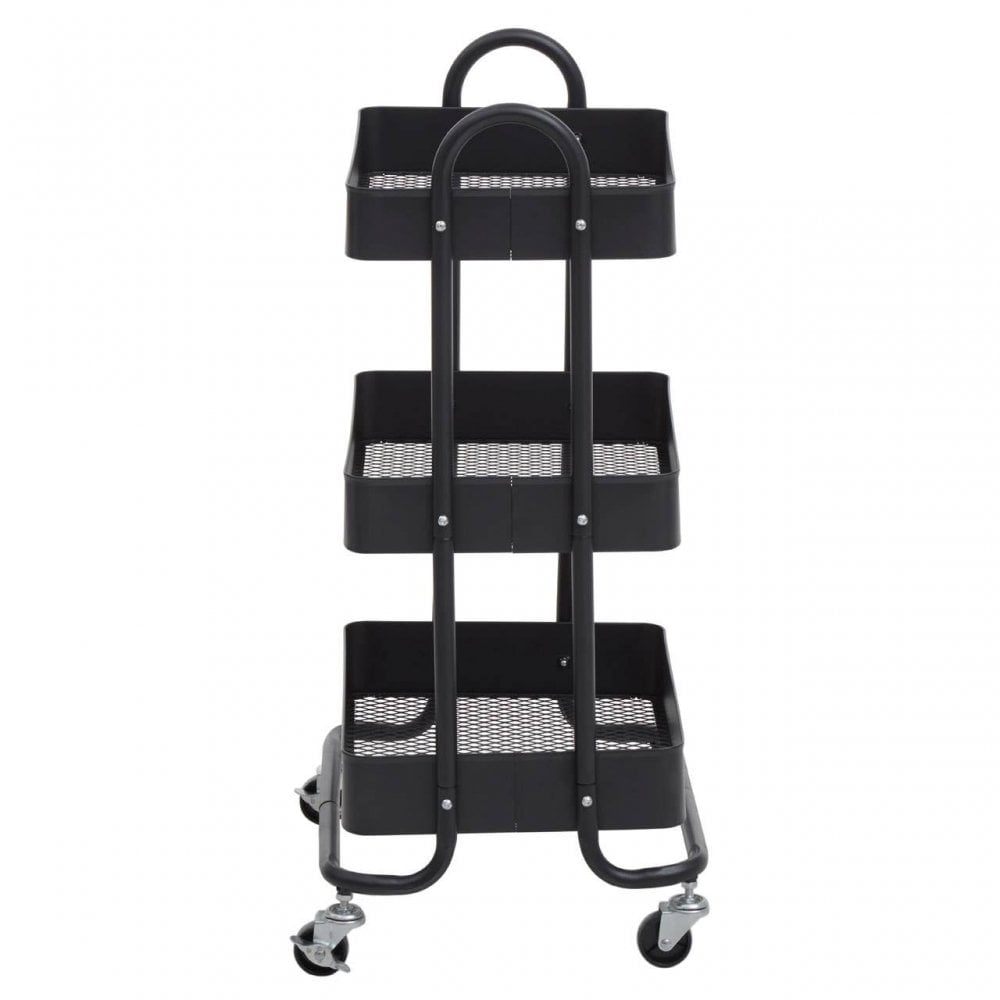 Acero Three Tier Black Trolley