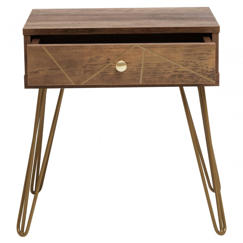 Flori One Draw Side Table