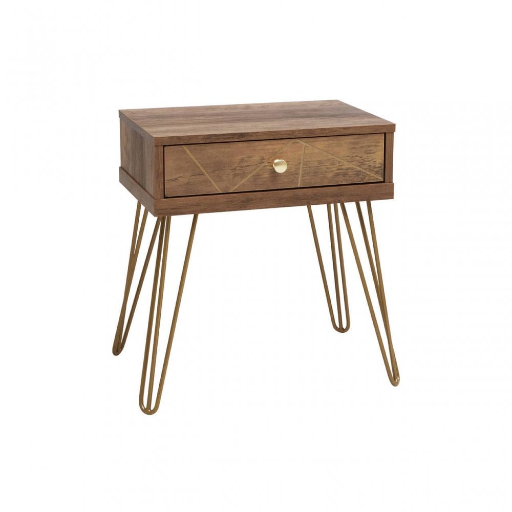 Flori One Draw Side Table