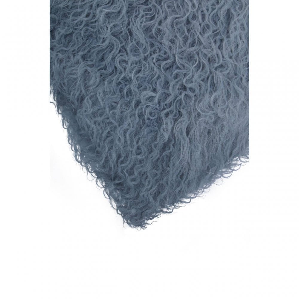 Bosie Small Grey Ombre Mongolian Lamb Fur Cushion