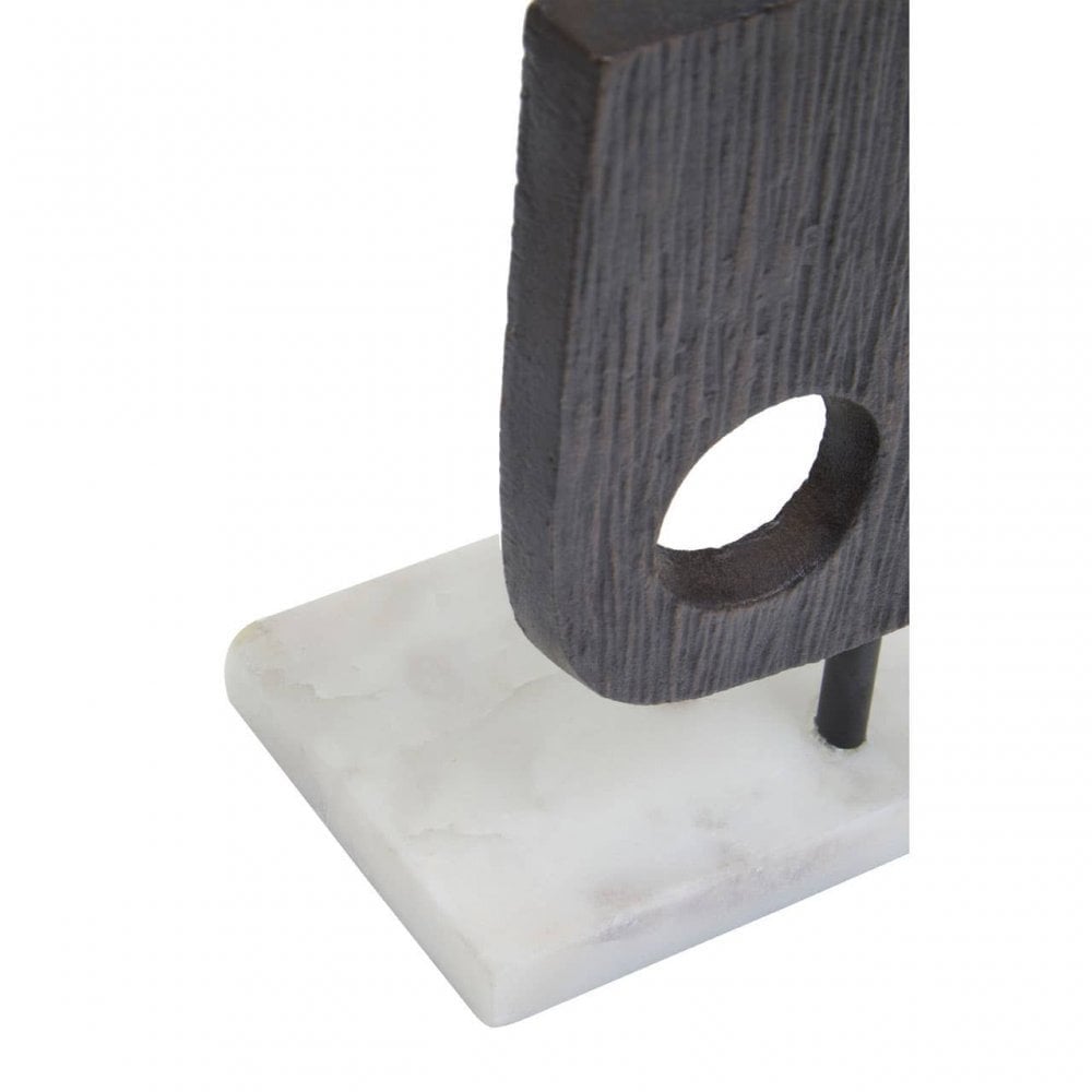 Simbolo Large Assorted Colour Metal Sculpture On Marble Base
