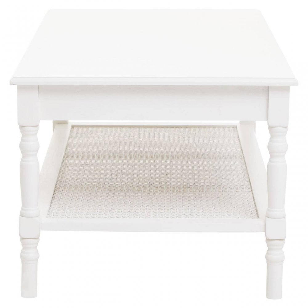 Heritage Pine Wood Ivory Coffee Table
