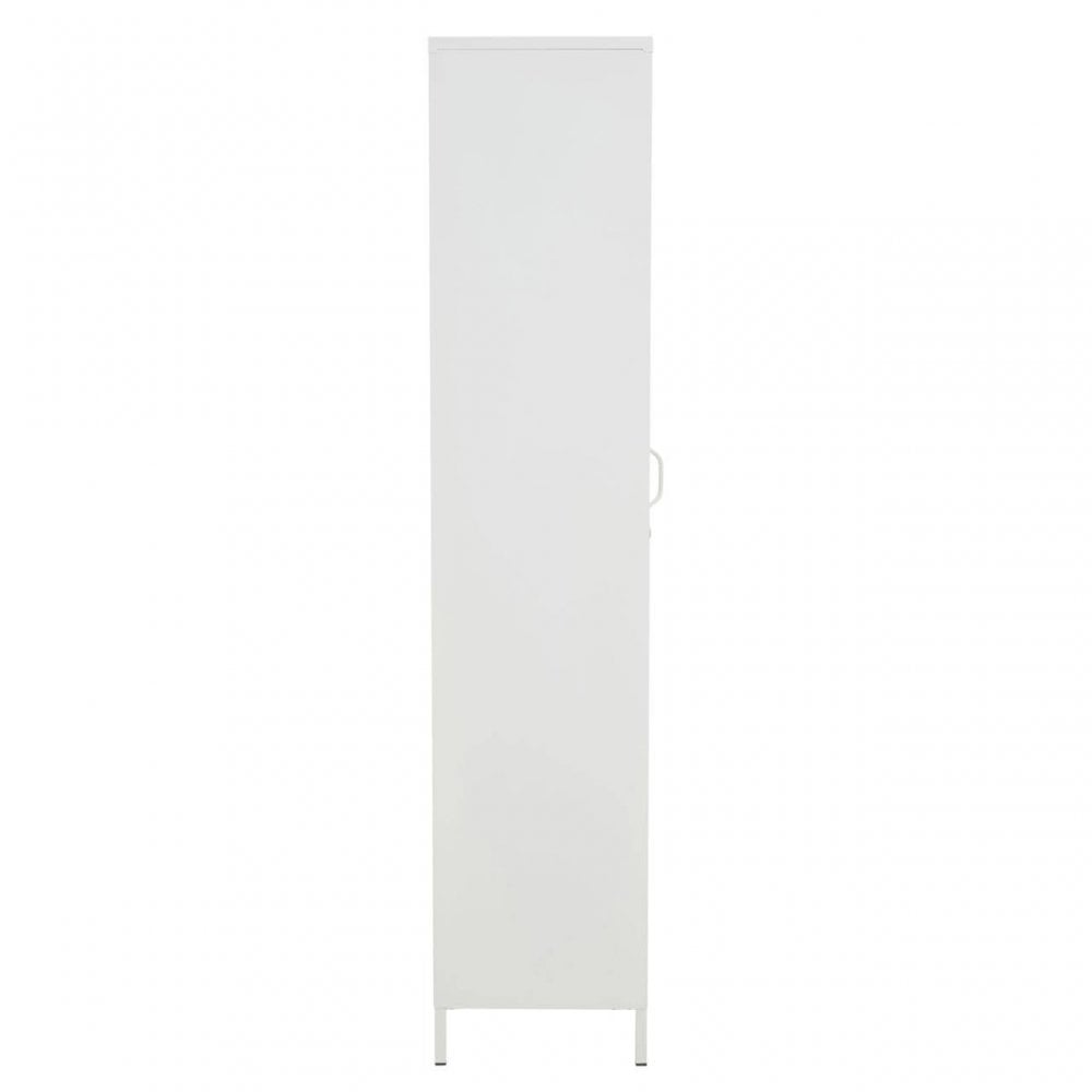 Academy One Door White Metal Locker
