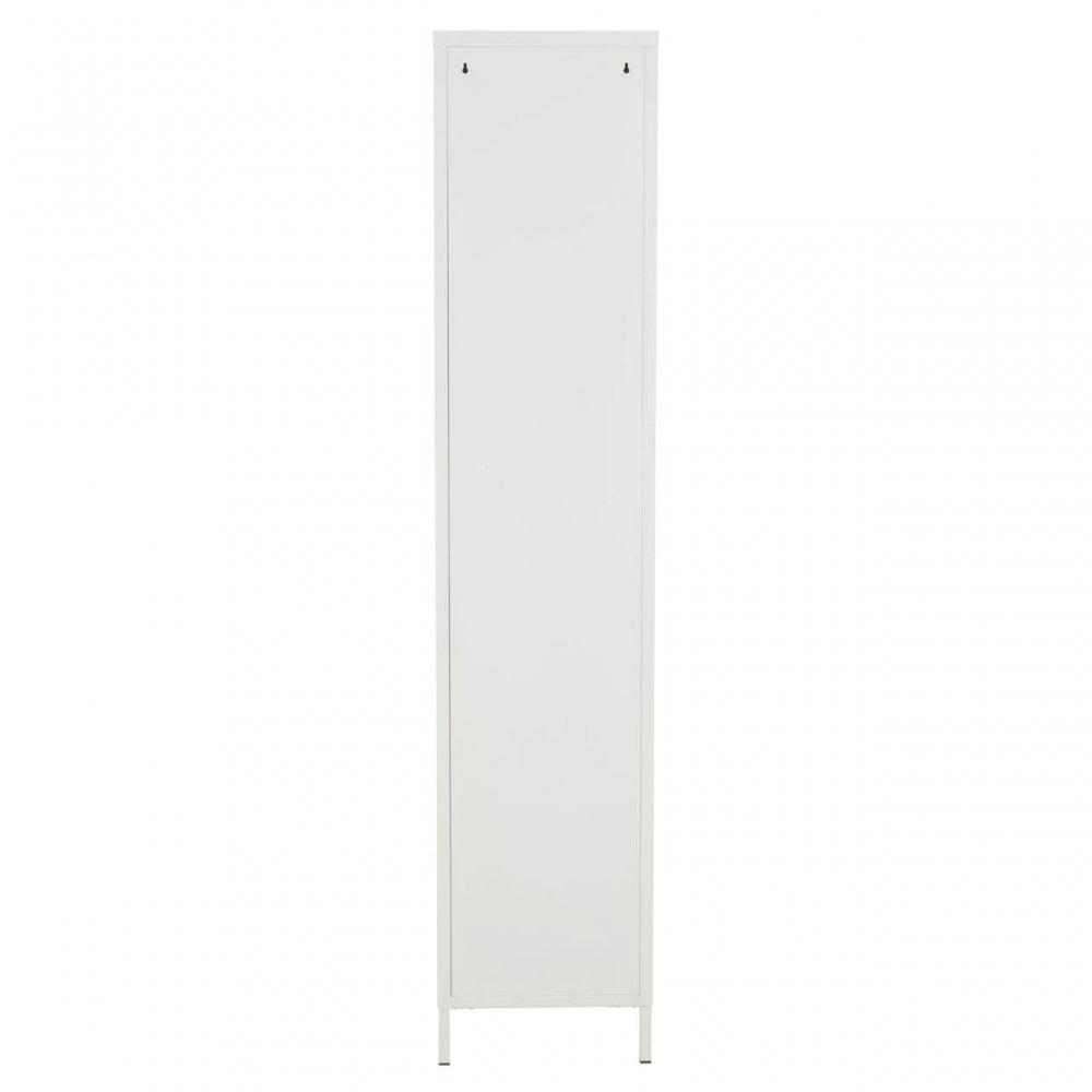 Academy One Door White Metal Locker