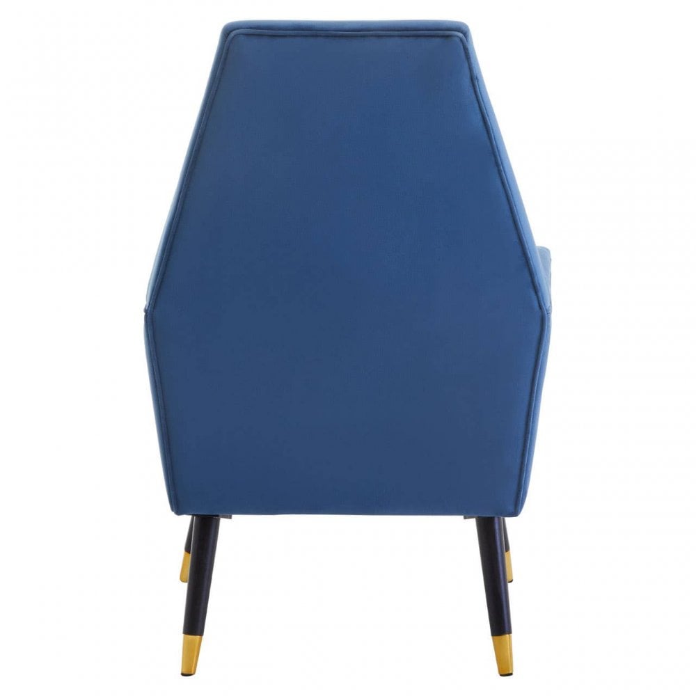 Loretta Midnight Velvet Button Detail Chair