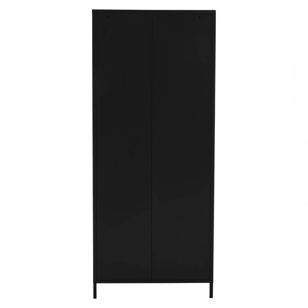 Academy Two Door Black Wardrobe