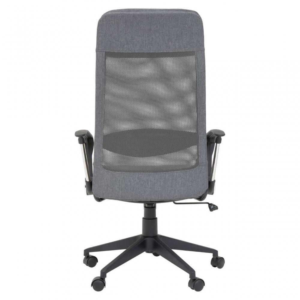 Brent Grey Mesh And Fabric Home Office Chair