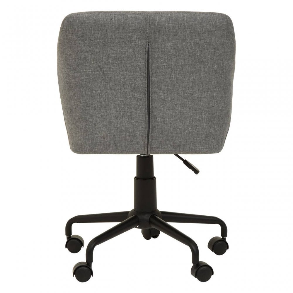 Brent Tufted Grey And Black Home Office Chair