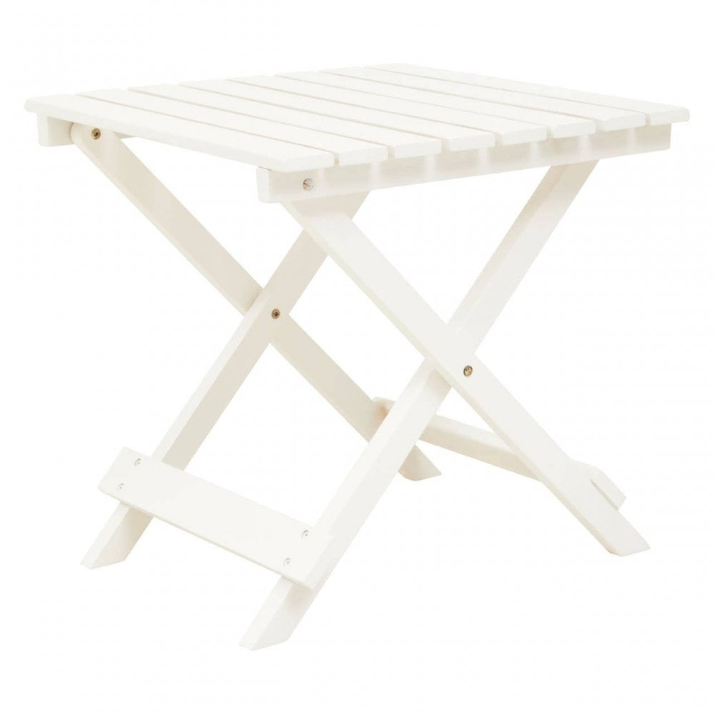 Beauport White Folding Table
