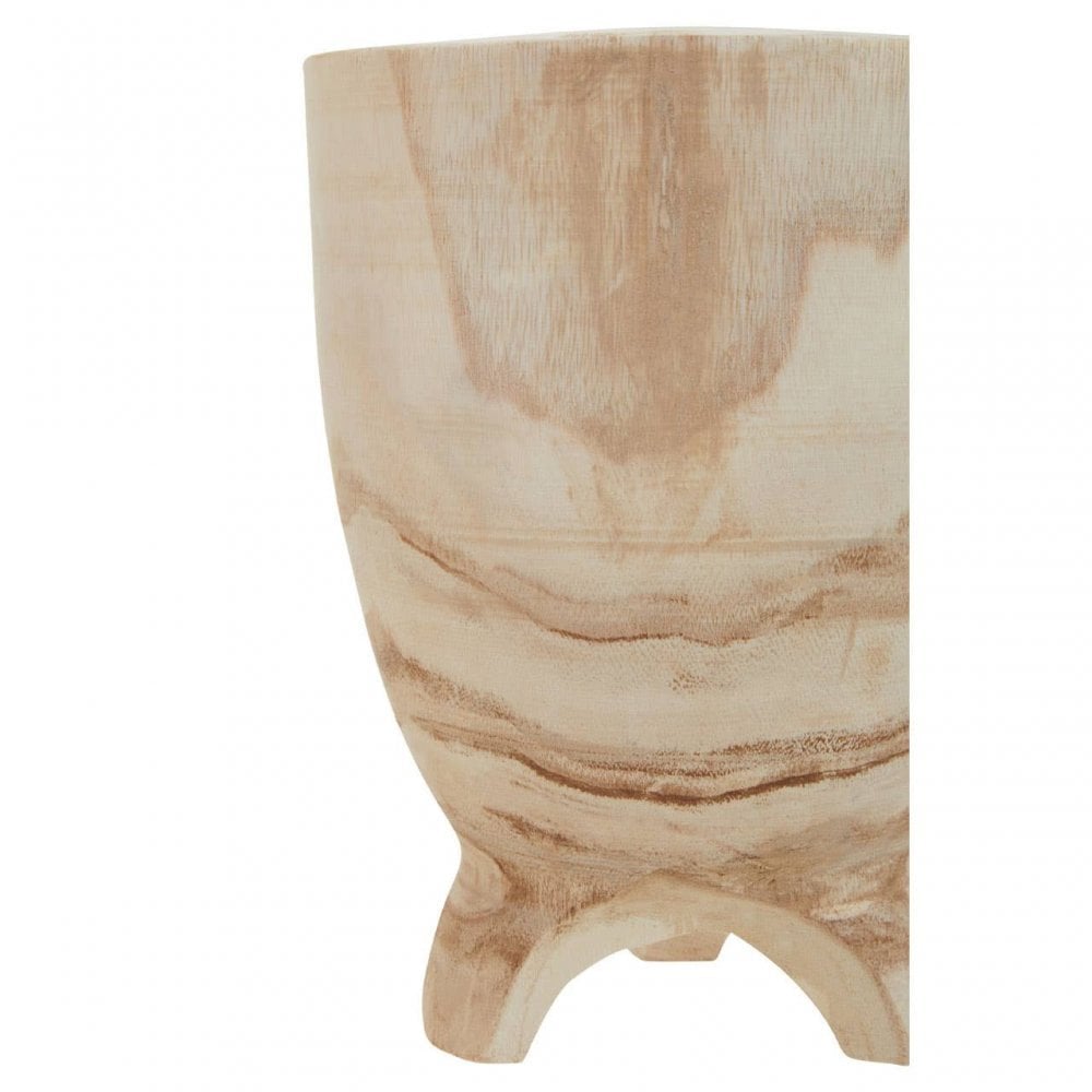 Arlo Large Natural Wooden Planter