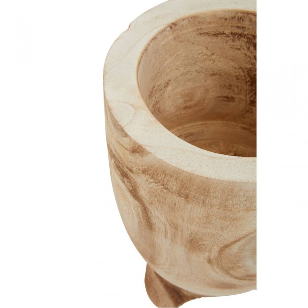 Arlo Small Natural Wooden Planter