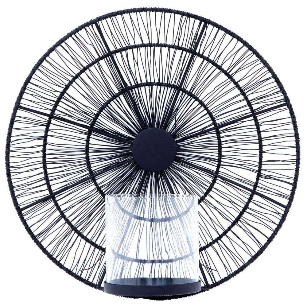 Enzo Black Wire Wall Sconce