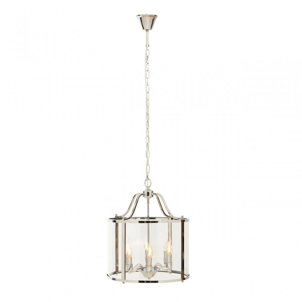 Hampstead 6 Bulb Chrome Pendant Light