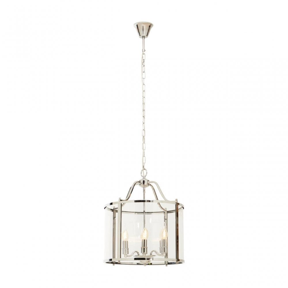 Hampstead 6 Bulb Chrome Pendant Light
