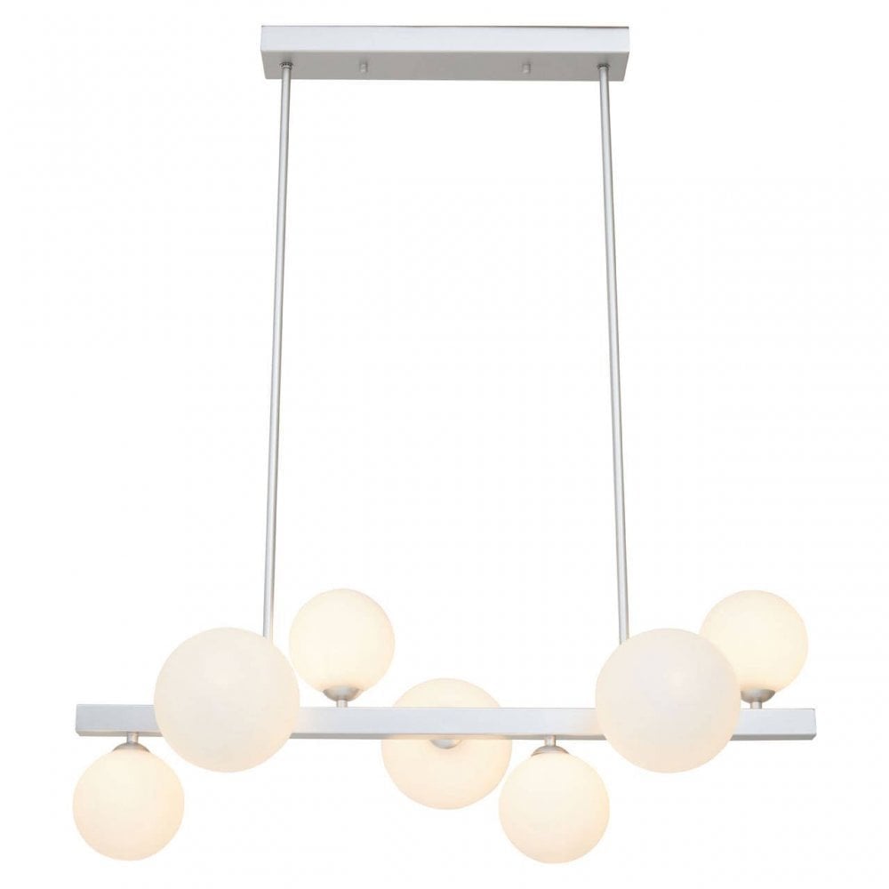 Abira Chrome 7 Bulb Pendant Lamp