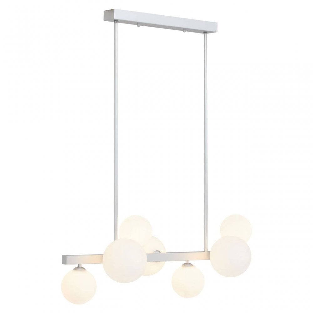 Abira Chrome 7 Bulb Pendant Lamp