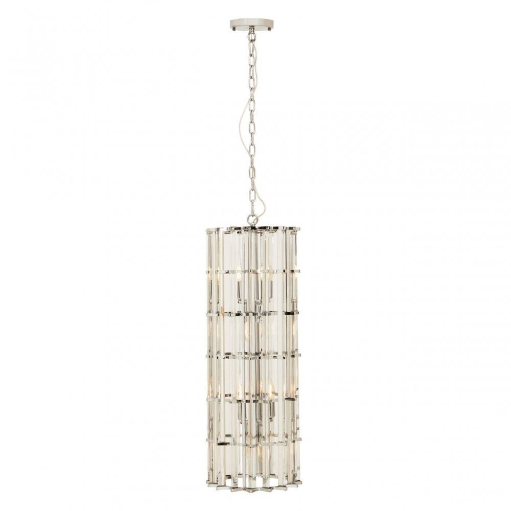 Karli Glass And Chrome Finish Vertical Light