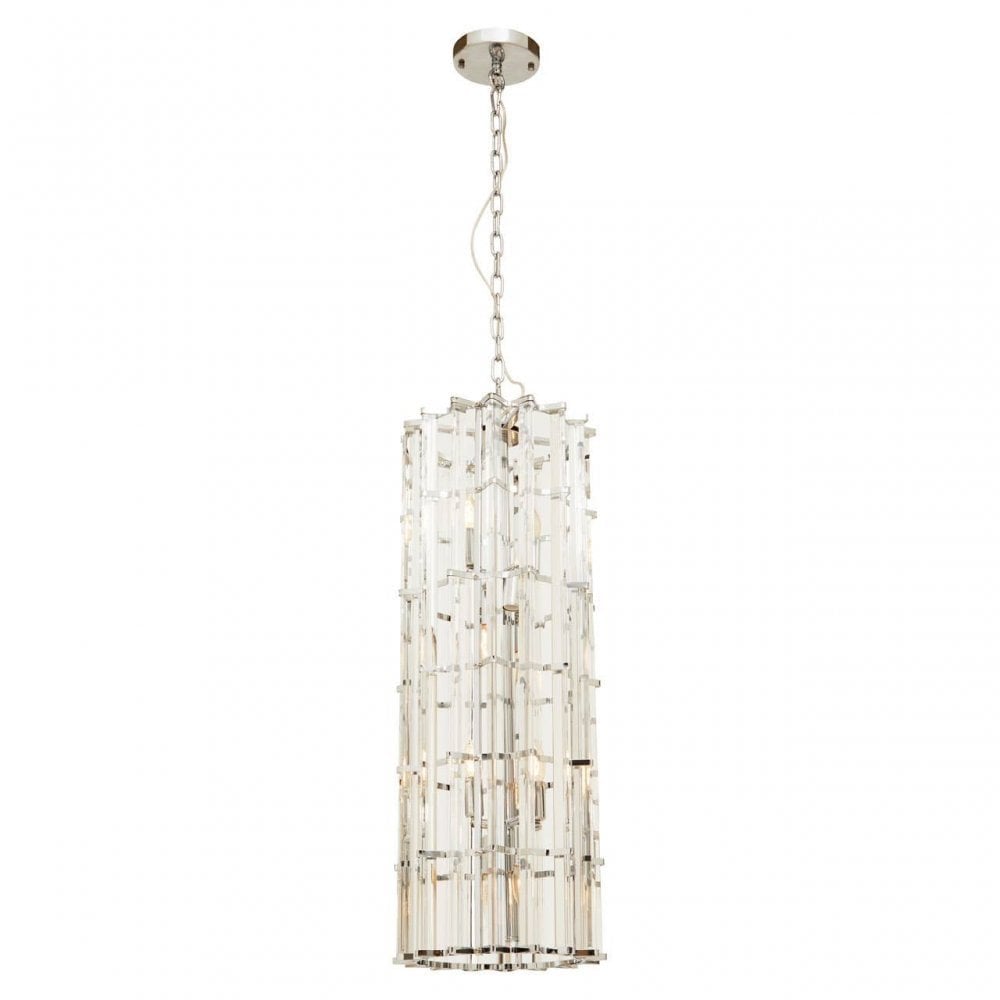 Karli Glass And Chrome Finish Vertical Light