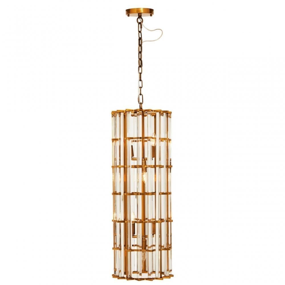 Karli Brass Finish Vertical Light