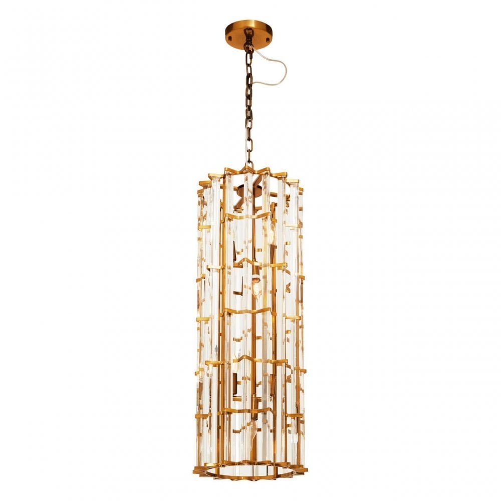 Karli Brass Finish Vertical Light